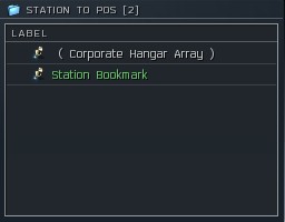 Bookmarks order when transporting stuff from a Station to a POS!