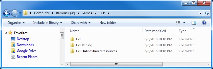 Eve Online Folder Names