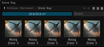 Drones unstacked inside the drone bay!