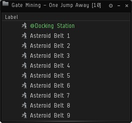 Bookmarks setup for Gate Mining an adjacent system