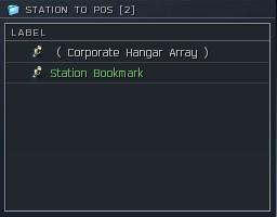 Bookmarks order when transporting stuff from a Station to a POS! Bookmarks order when transporting stuff from a Station to a POS!