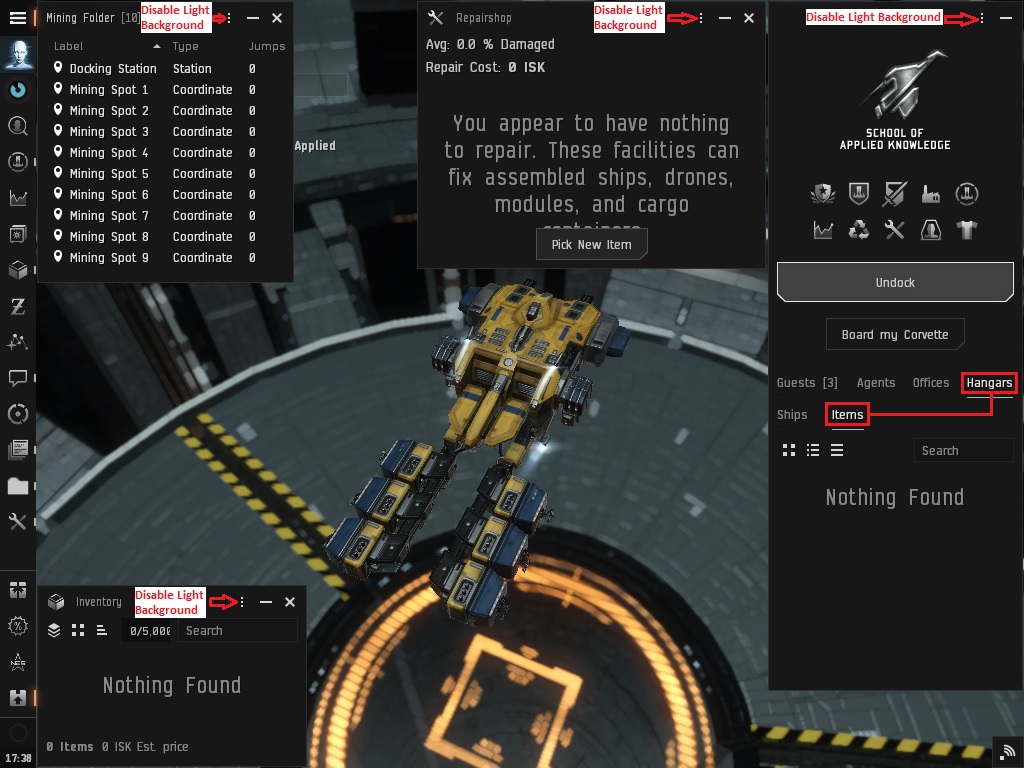TinyMiner ready to start in station - Click to view at Full Size!